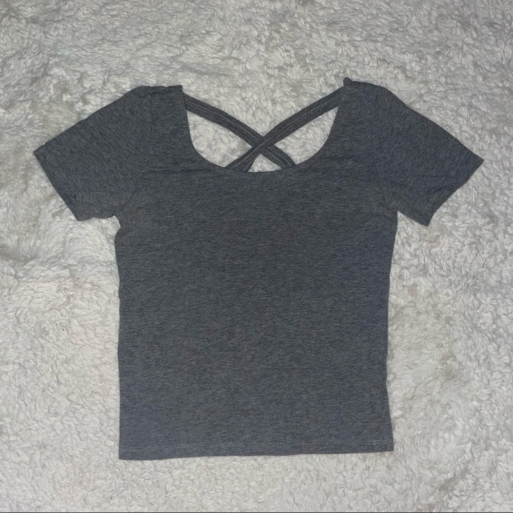 Gray Aeropostale Top